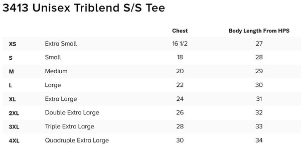 Unisex True North Fit Tee